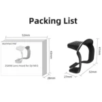 For DJI Neo Sunnylife Lens Hood Anti-glare Lens Cover Sunhood Gimbal Protective Cap - Image 10
