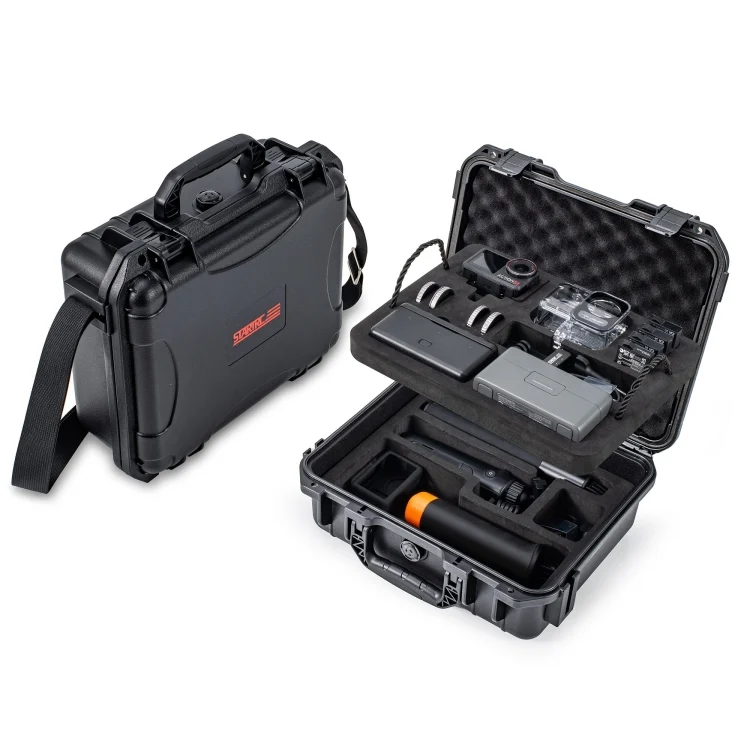 For DJI Osmo Action 5 Pro STARTRC Waterproof EVA ABS Dual-layer Suitcase Storage Box