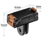 For DJI Osmo Action 5 Pro STARTRC Plastic Quick Adapter Magnetic Extension Bracket - Image 9