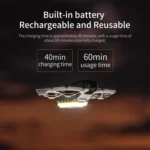 For DJI Neo STARTRC LED Light Folding Anti-fall Heightened Landing Gear Training Rack - Image 4