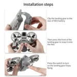 For DJI Neo STARTRC LED Light Folding Anti-fall Heightened Landing Gear Training Rack - Image 6