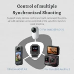 STARTRC GPS Bluetooth Remote Control For Insta360 X4 Series / Ace Pro Series / GO 3S Series - Image 5