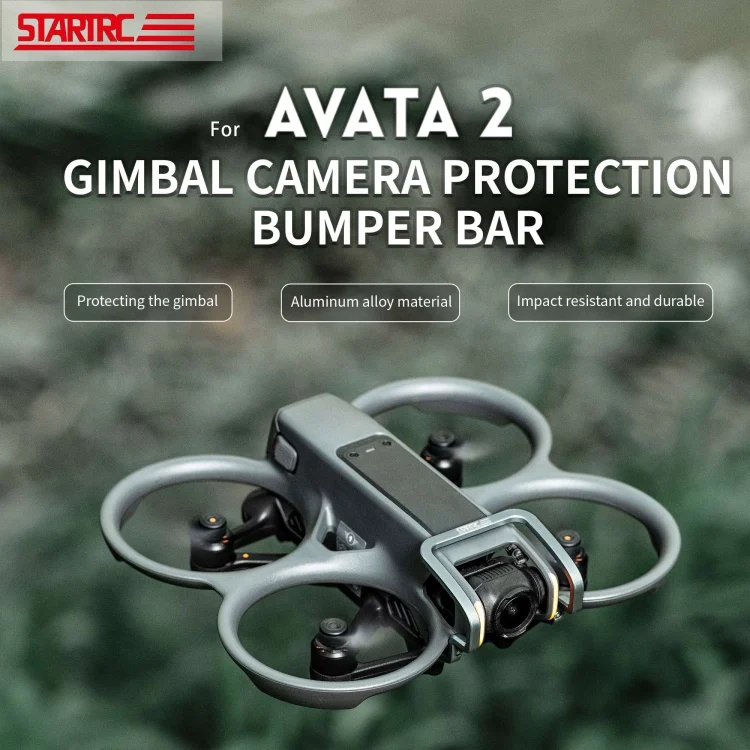 DOP0899SH_1.webp For DJI Avata 2 STARTRC Gimbal Lens Anti-collision Aluminum Alloy Guard Bumper - Image 2
