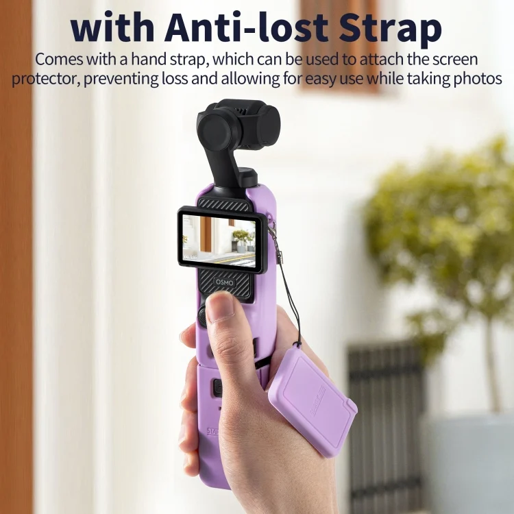 DOP0907_B4.webp For DJI OSMO Pocket 3 STARTRC 5 in 1 Body Lens Handle Screen Silicone TPU Case - Image 5