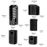 For DJI OSMO Pocket 3 STARTRC 5 in 1 Body Lens Handle Screen Silicone TPU Case - Image 7