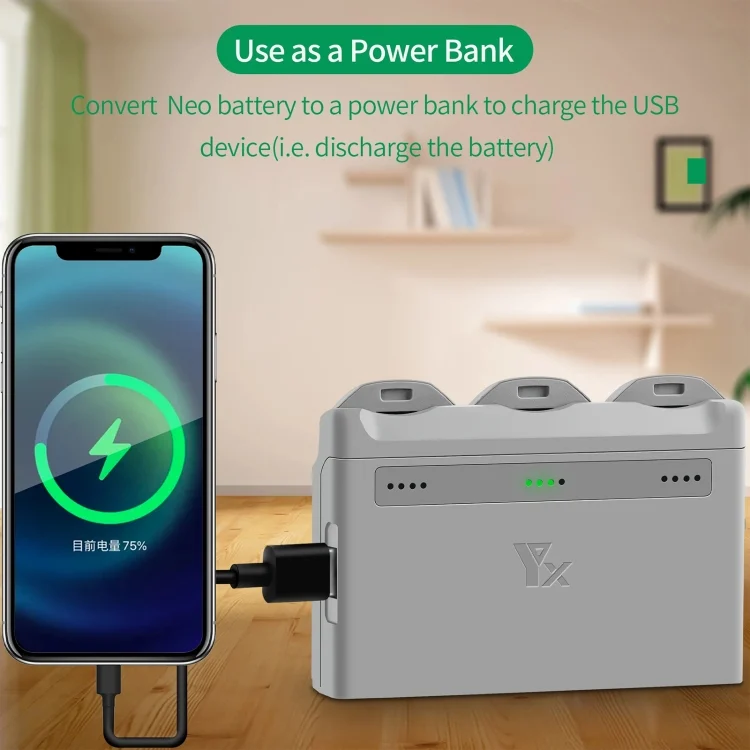 DOP0988H_7.webp For DJI Neo XY 3-Channel Battery Charger Battery Charge Manager - Image 8