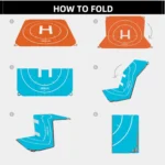 STARTRC 65cm Portable Foldable Square Parking Apron Landing Pad for DJI FPV / mini 2 / Mavic Air 2 / Air 2S - Image 8