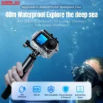 For DJI Osmo Action 5 Pro / 3 / 4 STARTRC 40m Underwater Waterproof Housing Diving Case - Image 6