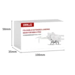 For DJI Mini 4 Pro STARTRC Folding Anti-fall Anti-dirt Heightened Landing Gear Training Rack - Image 5