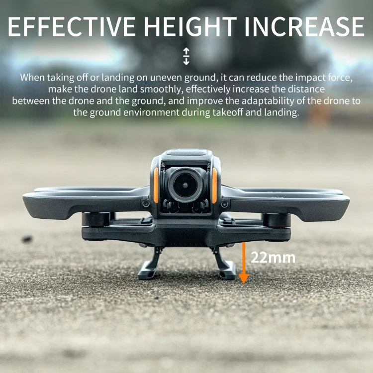 DOP2198B_2.webp For DJI AVATA 2 STARTRC Folding Heightened Landing Gear Training Rack - Image 3