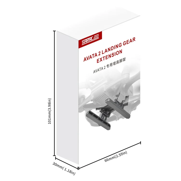 DOP2198B_7.webp For DJI AVATA 2 STARTRC Folding Heightened Landing Gear Training Rack - Image 8