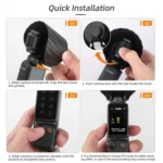 For DJI OSMO Pocket 3 Sunnylife Sunshade Lens Protective Cover Hood - Image 8