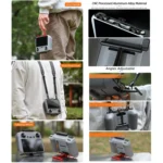 For DJI RC 2 / 1 Sunnylife ZJ764 Controller Handle Waist Support Tabletop Mount Neck Strap Hook Hanger Bracket - Image 4