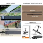 For DJI RC 2 / 1 Sunnylife ZJ764 Controller Handle Waist Support Tabletop Mount Neck Strap Hook Hanger Bracket - Image 6