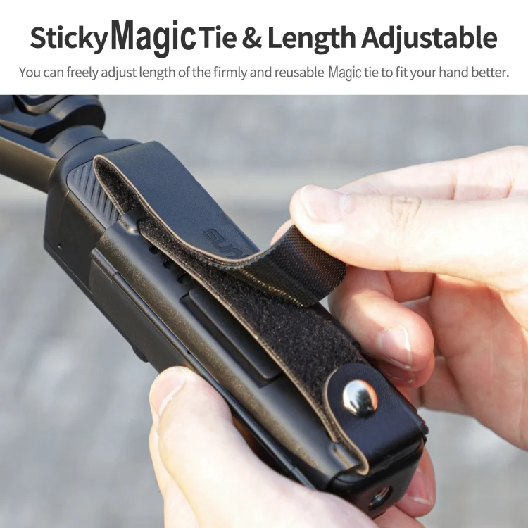 DOP2457B_2.webp For DJI OSMO Pocket 3 Sunnylife Hand Band Protective Frame Cold Shoe Extension Handle Cover - Image 3