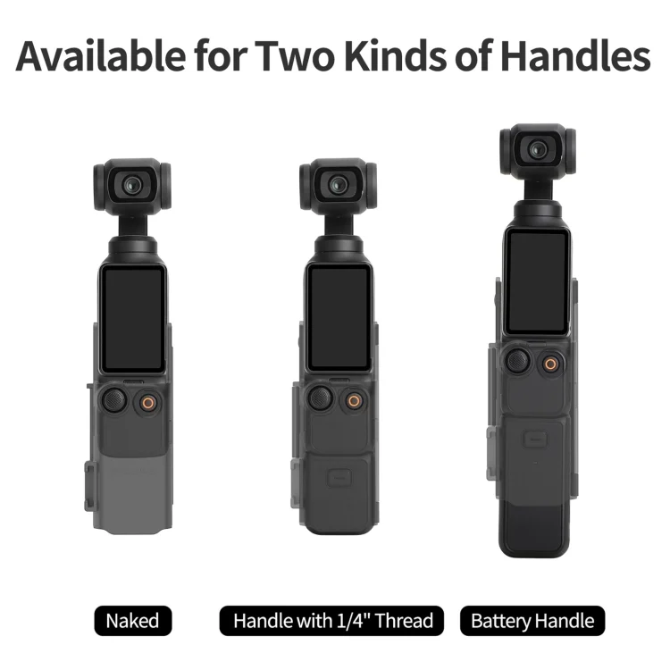DOP2457B_5.webp For DJI OSMO Pocket 3 Sunnylife Hand Band Protective Frame Cold Shoe Extension Handle Cover - Image 6