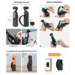 For DJI OSMO Pocket 3 Sunnylife Hand Band Protective Frame Cold Shoe Extension Handle Cover - Image 7