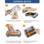 For DJI RC / RC2 STARTRC Easy Install 2pcs Tempered Glass Film - Image 6