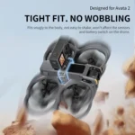 For DJI Avata 2 STARTRC Action Camera Holder Mount Drone Expansion Bracket - Image 3