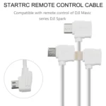 STARTRC 30cm Micro USB to Micro USB Converting Connector Data Cable for DJI Mavic Mini /  Air, Shark Remote Controller - Image 3