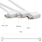 STARTRC 30cm Micro USB to Micro USB Converting Connector Data Cable for DJI Mavic Mini /  Air, Shark Remote Controller - Image 4
