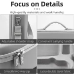 For DJI Mini 3 / 3 Pro BRDRC Shoulder Drone Remote Control Storage Carrying Bag - Image 12