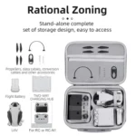 For DJI Mini 3 / 3 Pro BRDRC Shoulder Drone Remote Control Storage Carrying Bag - Image 6