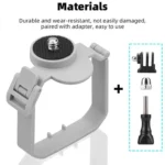 For DJI Mini 4 Pro BRDRC Action Camera Holder Bracket Adapter Drone Gimbal Extension Mount - Image 7