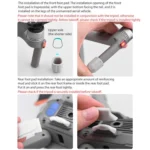 For DJI Mavic Air 2S BRDRC Drone Legs Feet Cover Protective Pad Dust-proof Cover - Image 9