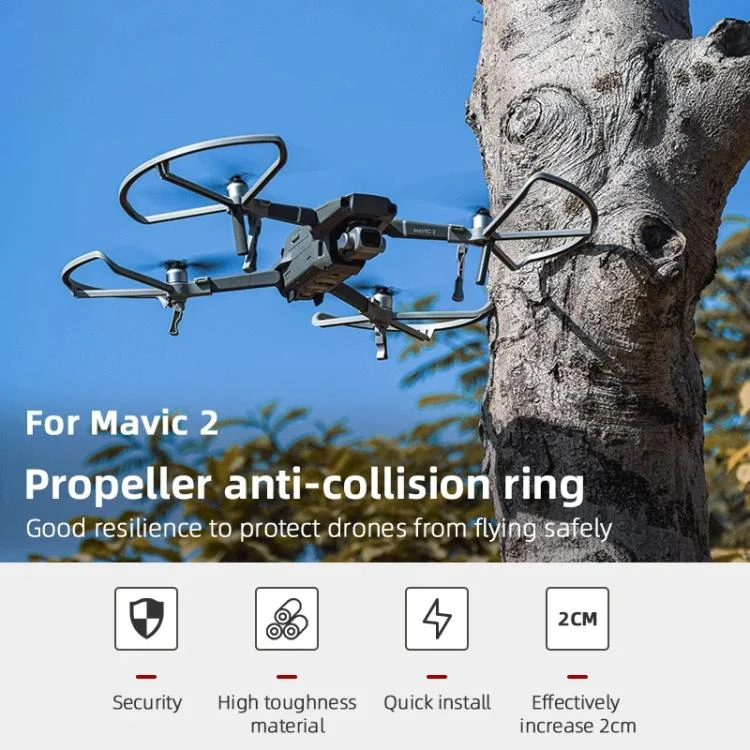 DOP2751H_2.webp For DJI Mavic 2 Pro / Zoom BRDRC Drone Propeller Protective Guard Anti-collision Ring - Image 3