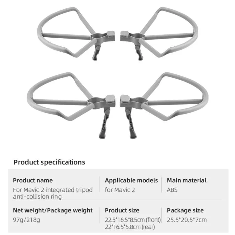 DOP2751H_3.webp For DJI Mavic 2 Pro / Zoom BRDRC Drone Propeller Protective Guard Anti-collision Ring - Image 4