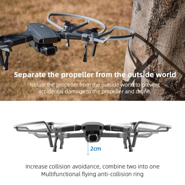 DOP2751H_6.webp For DJI Mavic 2 Pro / Zoom BRDRC Drone Propeller Protective Guard Anti-collision Ring - Image 7