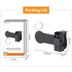 For DJI Osmo Pocket 3 Sunnylife Hand Band Magnetic Expansion Adapter Phone Teleprompter Holder Mount Extension Handle - Image 10
