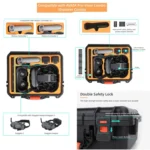 For DJI Avata Sunnylife AQX-6-U Upgraded Waterproof Shockproof Safety Carry Case Storage Bag - Image 3