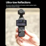 For DJI Osmo Pocket 3 Sunnylife Lens Screen Protector AR Anti-reflection Tempered Glass Film with Film Locator - Image 5
