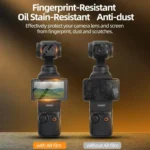 For DJI Osmo Pocket 3 Sunnylife Lens Screen Protector AR Anti-reflection Tempered Glass Film with Film Locator - Image 10