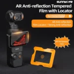 For DJI Osmo Pocket 3 Sunnylife Screen Protector AR Anti-reflection Tempered Glass Film with Film Locator - Image 3