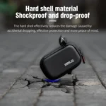 For DJI MIC 2 STARTRC Diamond Texture PU Portable Carry Case with Carabiner & Strap - Image 4