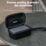 For DJI MIC 2 STARTRC Diamond Texture PU Portable Carry Case with Carabiner & Strap - Image 6