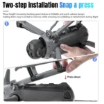 For DJI Mavic 4 Pro STARTRC Sled Anti-fall Anti-dirt Heightened Landing Gear Training Rack - Image 13