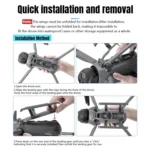 For DJI Mavic 4 Pro STARTRC Sled Anti-fall Anti-dirt Heightened Landing Gear Training Rack - Image 15