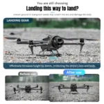 For DJI Mavic 4 Pro STARTRC Sled Anti-fall Anti-dirt Heightened Landing Gear Training Rack - Image 7