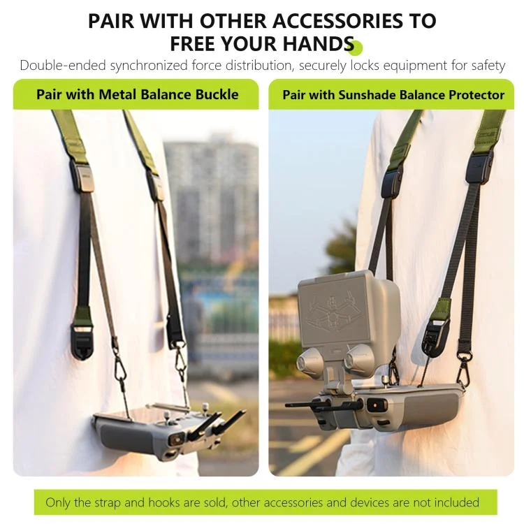 DOP2879G_6.webp For DJI RC / RC 2 / RC Pro STARTRC QuickLink Double-Ended Neck Strap - Image 7