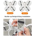 For DJI Flip Sunnylife Anti-shake Arm Buckle Fixing Integrated Buckle Quick Release Anti-Collision Buckle - Image 4