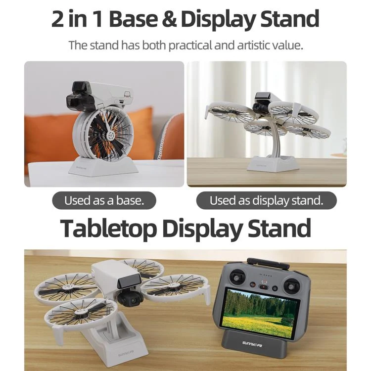 DOP2893H_3.webp For DJI Flip Sunnylife 2 in 1 Desktop Display Stand Drone Base Mount Exhibition Base Bracket - Image 4