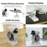 For DJI Flip Sunnylife 2 in 1 Desktop Display Stand Drone Base Mount Exhibition Base Bracket - Image 5