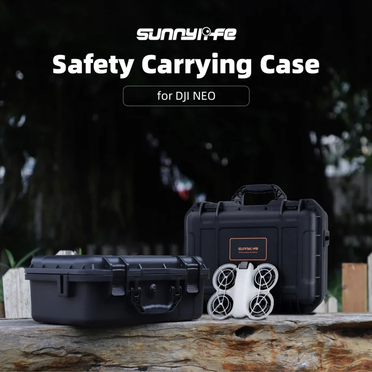 DOP2898B_1.webp For DJI Neo Sunnylife Safety Carrying Case Waterproof Shock-proof Hard Travel Case - Image 2