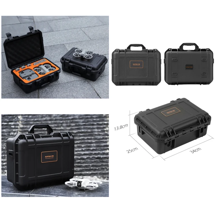 DOP2898B_6.webp For DJI Neo Sunnylife Safety Carrying Case Waterproof Shock-proof Hard Travel Case - Image 7