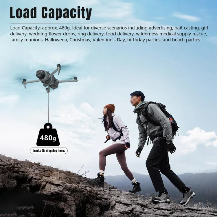 DOP2975B_6.webp For DJI Mavic 4 Pro STARTRC Air-Dropping System Thrower Parabolic with Expansion Bracket - Image 7