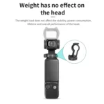 For DJI Pocket 3 STARTRC Cat-ears Magnetic Fill Light with Holder Clip Kit - Image 5